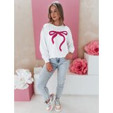 DStreet Bluza damska one size oversize SOFTTIE biała | shoptok.hr