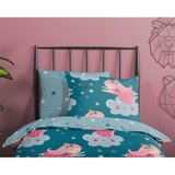 Good Morning Modrozelena bombažna otroška posteljnina za otroško posteljico 120x150 cm Princesse – | Shoptok.si