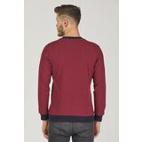 Dewberry V4004 MEN'S SWEATSHIRT-BURGUNDY | shoptok.hr