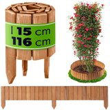 KADAX Palisade vrtna obroba lesena ograja iz kladivanega hrasta 15x116, (5000358118) | Shoptok.si