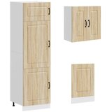  8-dijelni set kuhinjskih ormarića Kalmar konstruiranog drva | shoptok.hr