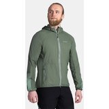 Kilpi Men's ultralight outdoor jacket ROSA-M Dark green | shoptok.hr