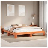 vidaXL Okvir kreveta bez madraca voštano smeđi 180x200 cm od borovine | shoptok.hr