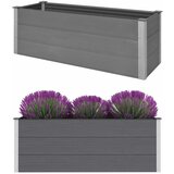  Visoka greda WPC 150x50x54 cm siva Cene
