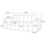 Bobochic Paris Plava sofa 242 cm Nesty – | shoptok.hr