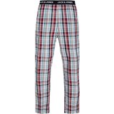 Jack & Jones Jednodijelna pidžama 'JACLUCA' zelena / karmin crvena / crna / bijela | shoptok.hr