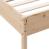  Okvir kreveta bez madraca 75 x 190 cm od masivne borovine | shoptok.hr