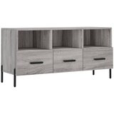 Maison Chic TV omarica - TV enota - Televizijska omarica siva sonoma 102x36x50 cm inženirski les, (21699121) Cene