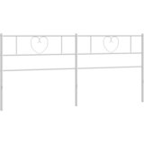  Metalno zamjensko uzglavlje bijelo 200 cm | shoptok.hr