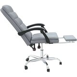  Uredski naslonjač od tkanine svjetlosivi | shoptok.hr