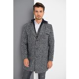Dewberry PLT8371 DEWBRRY MEN'S COAT-PATTERNED NAVY BLUE | shoptok.hr