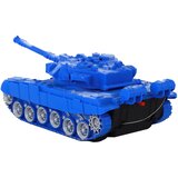  17277 RC tank na daljinsko upravljanje 1:18 &amp;ndash; 27 MHz, svetlobni in zvočni efekti, modra Slike
