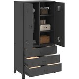  Ormar antracit 90 x 50 x 180 cm metalni | shoptok.hr