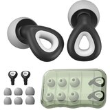 INF Čepi za ušesa Waterdrop: Potopno blokiranje zvoka, udoben silikon Black, (5000130250) | Shoptok.si