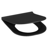Jika Mio Slim SoftClose Black Matt daska za WC šolju sporo spuštajuća i lako skidajuća sa šarkama od nerđajućeg čelika 8.9171.6.716.063.1 | ePonuda.com