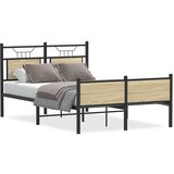 vidaXL Okvir kreveta bez madraca boja hrasta sonome 120x190 cm drveni | shoptok.hr