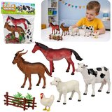  Set figurica, Životinje, Farma, Drveće, Ograda, 13 komada. Cijene