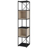 Marckeric Črn/kremno bel regal 36x179 cm Anya – | Shoptok.si