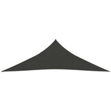  Senčno jadro 160 g/m² antracitno 3,5x3,5x4,9 m HDPE, (20729303) | Shoptok.si