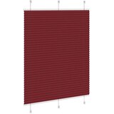 vidaXL Plisirana roleta Bordeaux crvena 105x150 cm Širina tkanine | shoptok.hr