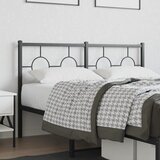 vidaXL Metalno uzglavlje crno 135 cm Cijene