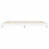 Okvir za krevet bijeli 200 x 200 cm od konstruiranog drva | Eponuda.com