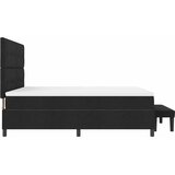  Krevet s opruga kutije s uzglavljem Crna 180 x 200 cm tkanina | shoptok.hr