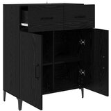  Kreveta Crni hrast 69,5 x 34 x 90 cm Konstruirano drvo | shoptok.hr