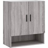 Maison Chic Stenska omarica - Zidna omarica siva sonoma 60x31x70 cm inženirski les iu809, (22063634) | Shoptok.si