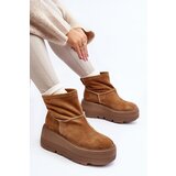 Zazoo Leather Women's Boots on Chunky Sole Camel 3424 | ePonuda.com