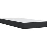  s oprugama i madracem crni 80 x 200 cm od umjetne kože | shoptok.hr
