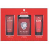 Lamborghini Sportivo Set toaletna voda 125 ml + gel za prhanje 100 ml + balzam po britju 100 ml za moške Cene