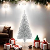  Umjetno božićno drvce sa stalkom srebrno 150 cm PET | shoptok.hr
