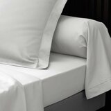 Douceur d intérieur Bela napenjalna rjuha iz bombažnega perkala 90x190 cm Percaline – | Shoptok.si