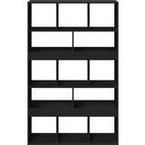 vidaXL Knjižna omara črna 100x33x156,5 cm inženirski les | Shoptok.si