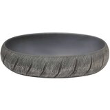 Nadgradni umivaonik crno-sivi ovalni 59x40x15 cm keramički | shoptok.hr