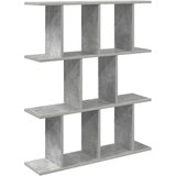  Polica na zidu Betonska siva 80 x 20 x 96 cm Konstruirano drvo | shoptok.hr