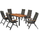 Gardenson VRTNA GARNITURA ASTROS aluminij barve grafita, naravne barve | Shoptok.si
