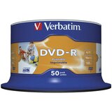  DVD-R 4,7/120 16X SPINDL PRINTABLE PK50 VERBATIM 43533 Cene