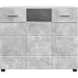  Drveni ormar s ladicama Betonski sivi 88,5 x 30,5 x 73 cm | shoptok.hr