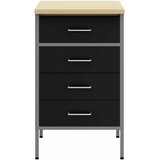  Radni stol Crna i Siva 50 x 55 x 85 cm Inženjerska drva i čelik | shoptok.hr