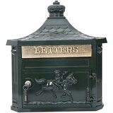  Stenska Poštna Škatla Zelena 40,5 x 16 x 45 cm Lit aluminij, (5000133028) | Shoptok.si