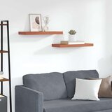  Polica na zidu 2 pcs Crvena 50 x 23 x 4 cm Konstruirano drvo | shoptok.hr
