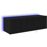 TV zidni ormar Zidne 2 pcs Crni hrast 100 x 35 x 31 cm | shoptok.hr