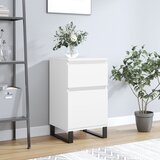 vidaXL Komoda bijela 40 x 35 x 70 cm od konstruiranog drva Cijene