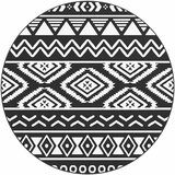 Maison Chic Zunanja Preproga, Rug črna Ø200 cm PP, (22122540) | Shoptok.si