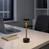  LED prigušiva punjiva stona lampa SAM LED/5W/5V 3600 mAh crna/zlatna | Eponuda.com