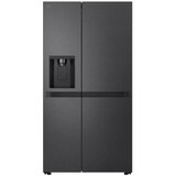 LG Kapacitet 638L | Side-by-Side frižider | LinearCooling™ | Potpuno ravna vrata | Veliki kapacitet | Smart Inverter Kompresorom, E kasa, 913 x 1 790 x 735, Crni | Eponuda.com