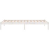  Okvir za krevet bijeli od masivnog drva 90 x 190 cm mali | shoptok.hr
