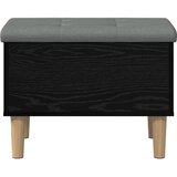  Klupa za odlaganje s jastučićem Crni hrast 62 x 42 x 46 cm | shoptok.hr